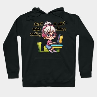 Just a girl who loves coding Hoodie